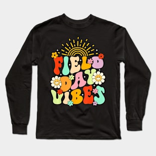 Vibes  For Teacher Kids Long Sleeve T-Shirt